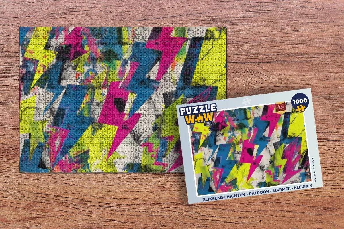 PuzzleWow Legpuzzel Bliksemschichten - 1000 Stuks