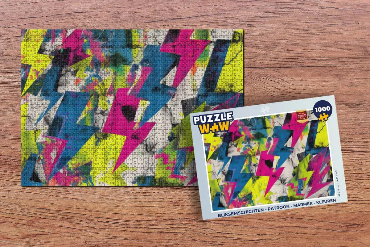 PuzzleWow Legpuzzel Bliksemschichten - 1000 Stuks