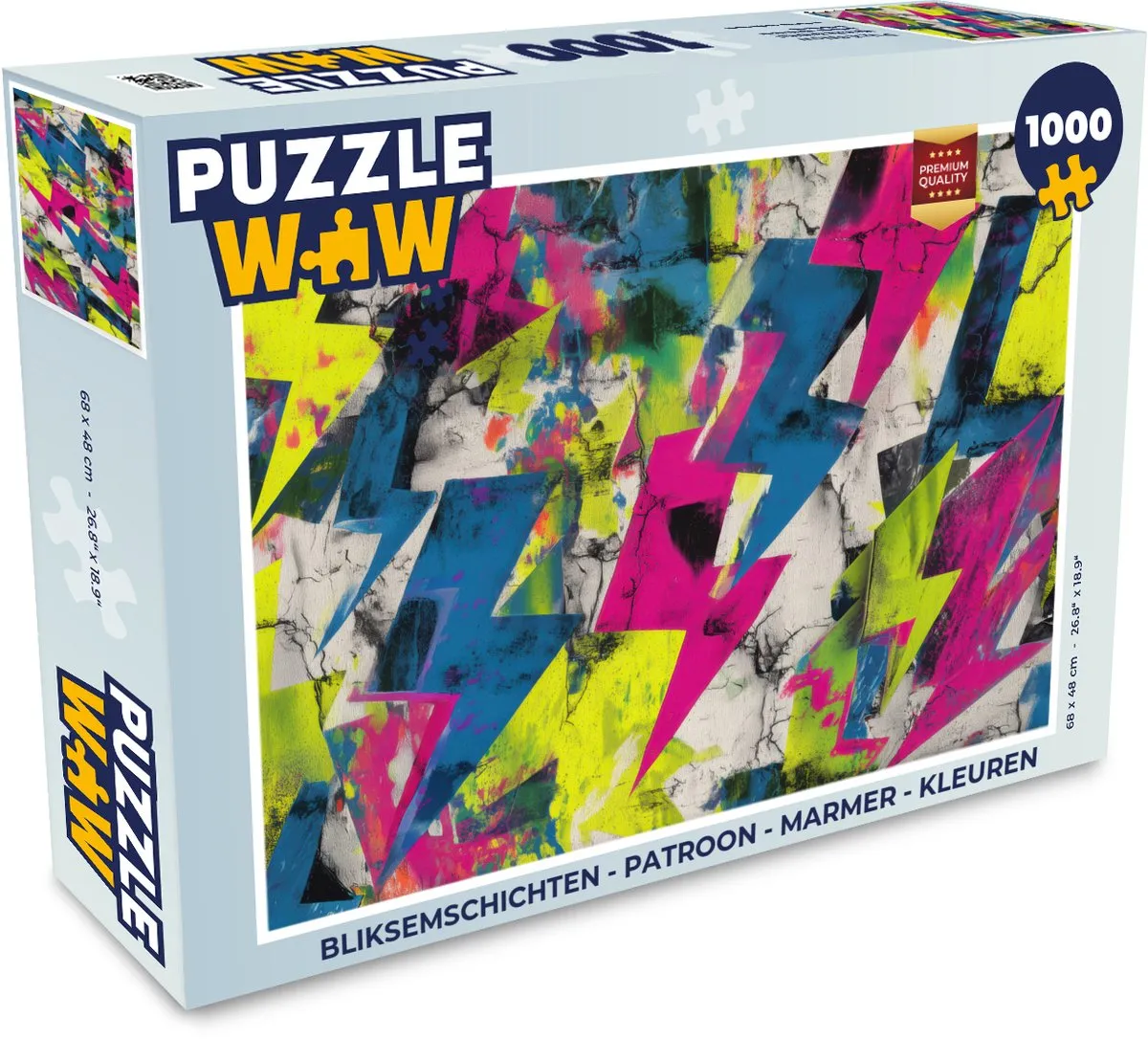 PuzzleWow Legpuzzel Bliksemschichten - 1000 Stuks