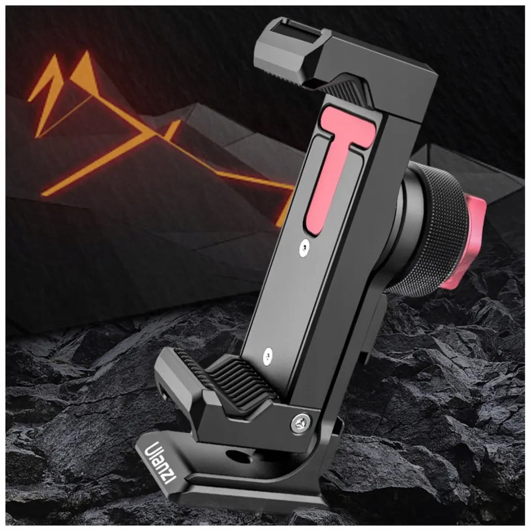 Ulanzi ST-27 Iron Man IV Telefoonhouder - Rood/Zwart