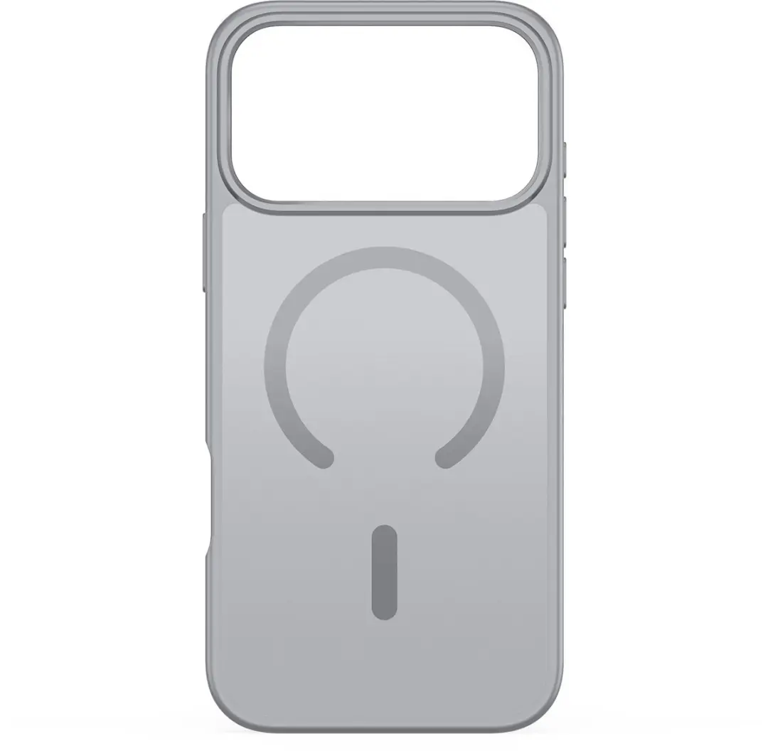 Dux Ducis Yind Series iPhone Hoesje - Mat Transparant Grijs - MagSafe