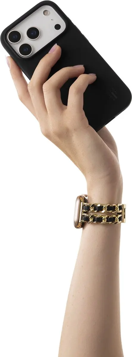 iDeal of Sweden Chain Watch Band Apple Watch 38-42mm - Noir Gold