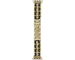 iDeal of Sweden Chain Watch Band Apple Watch 38-42mm - Noir Gold