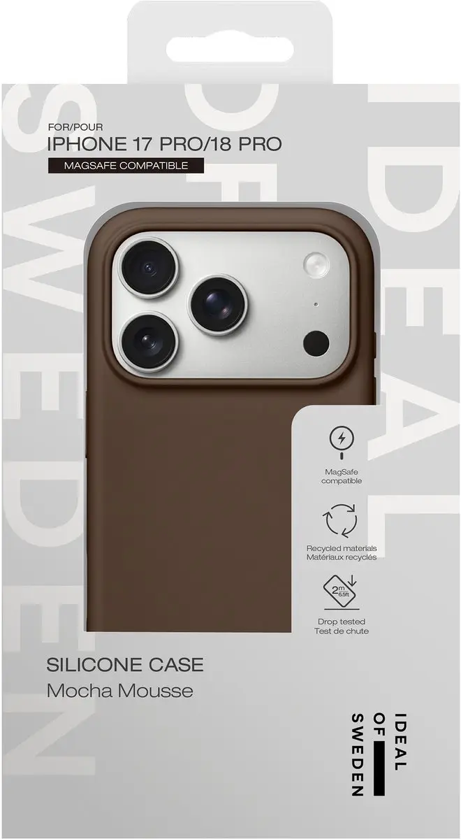 iDeal of Sweden Silicone Case iPhone 17 Pro - Mocha Mousse - MagSafe
