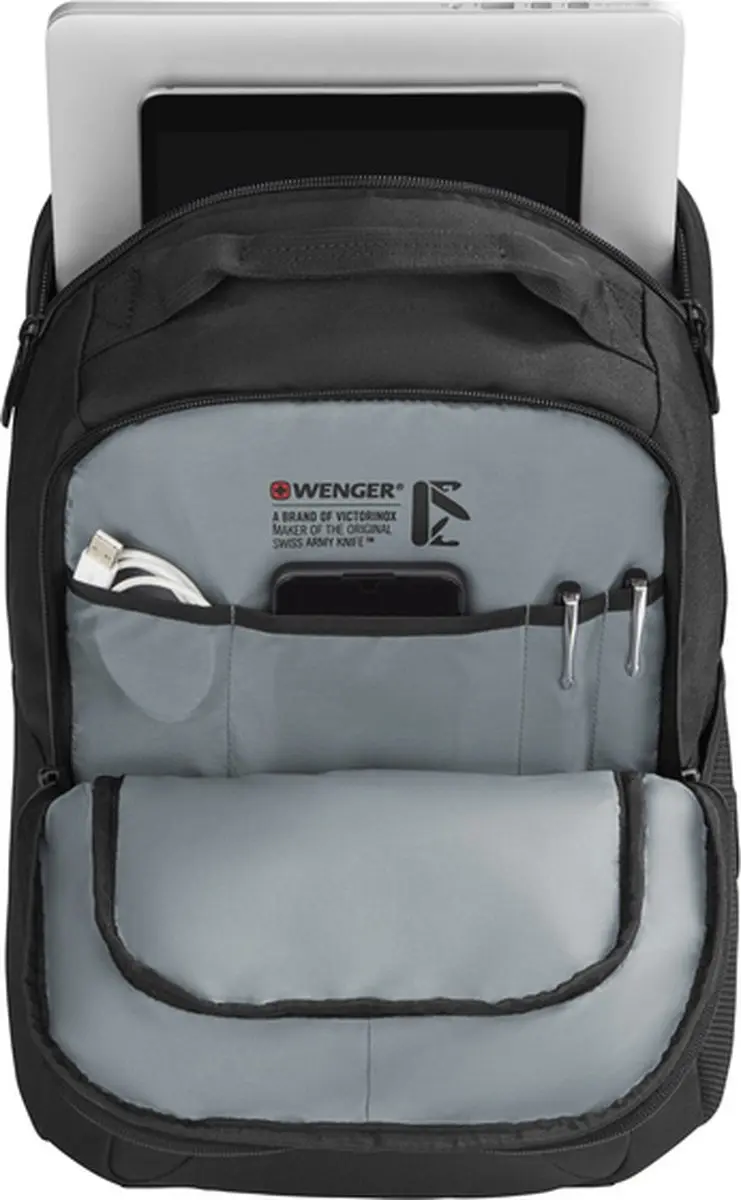 Wenger BQ 16L Laptoprugzak - 16L - Zwart