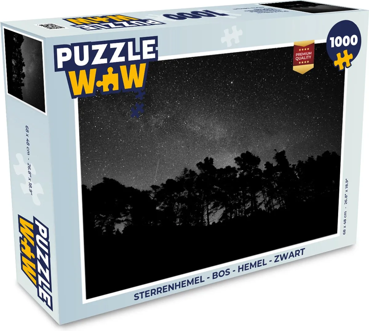 PuzzleWow Sterrenhemel Bos Hemel Legpuzzel 1000 Stuks