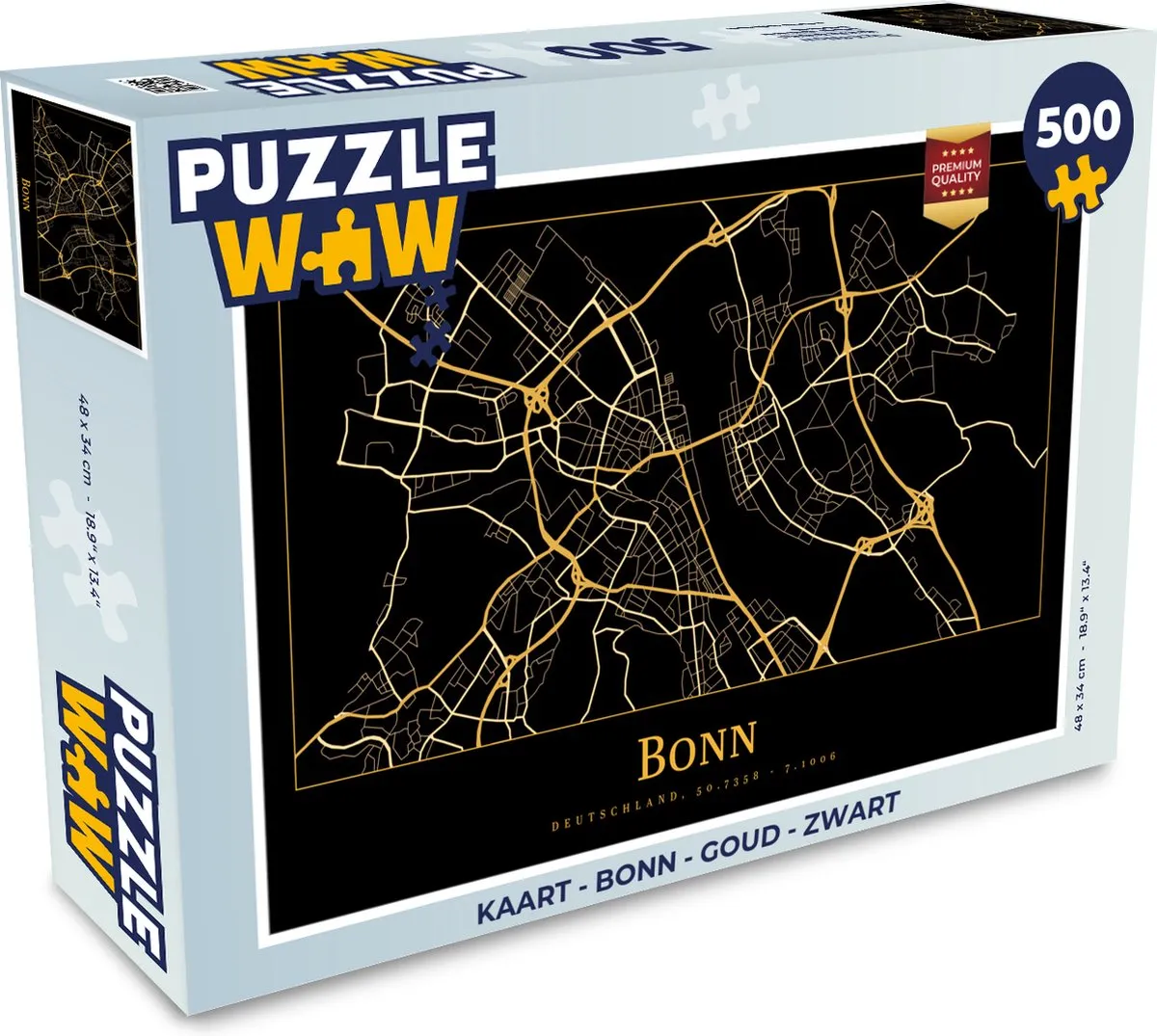 PuzzleWow Bonn Legpuzzel 500 Stuks