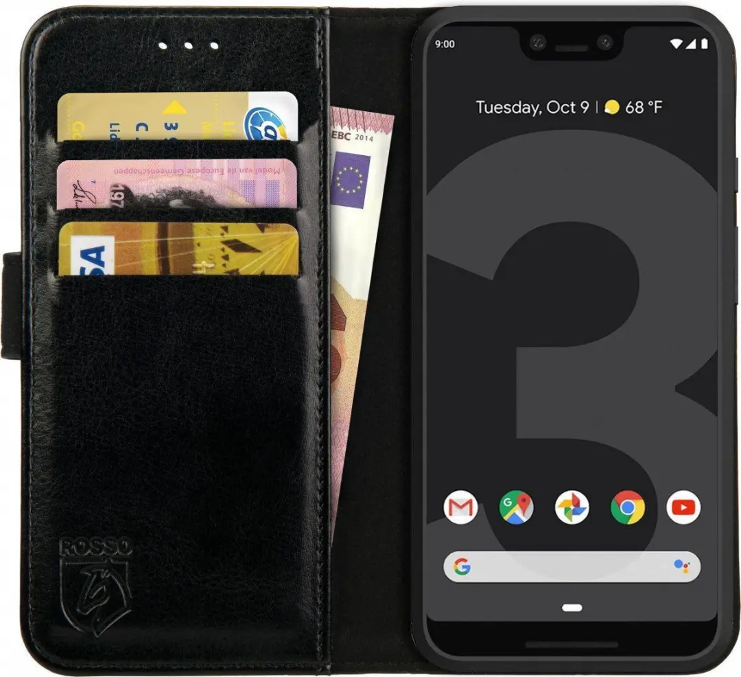 Rosso Element Book Case Wallet Google Pixel 3 XL