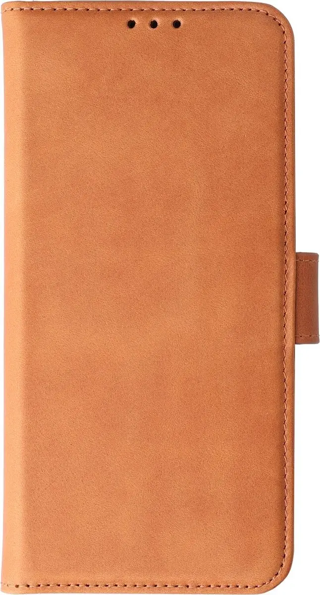 Rosso Deluxe Echt Leer Hoesje Samsung Galaxy S26 FE - 3 Pasjes - Bruin
