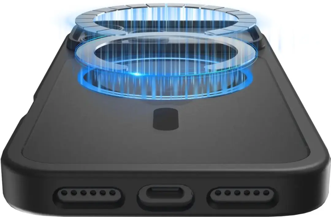 Buddi Frost Hoesje iPhone 18 Pro - Mat Zwart - MagSafe