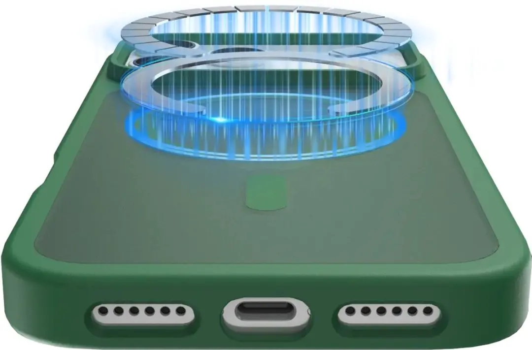 Buddi Frost Hoesje iPhone 18 Pro - Mat Groen - MagSafe