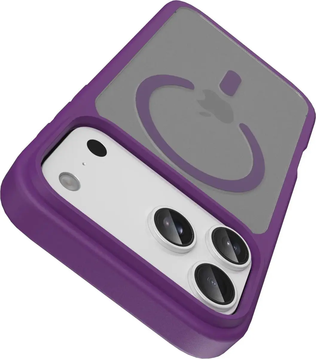 Buddi Frost Hoesje iPhone 18 Pro - Paars - MagSafe