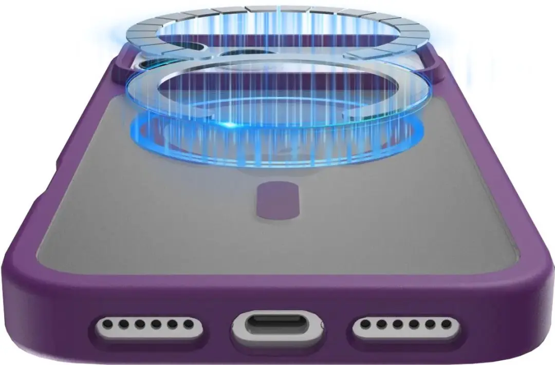 Buddi Frost Hoesje iPhone 18 Pro - Paars - MagSafe