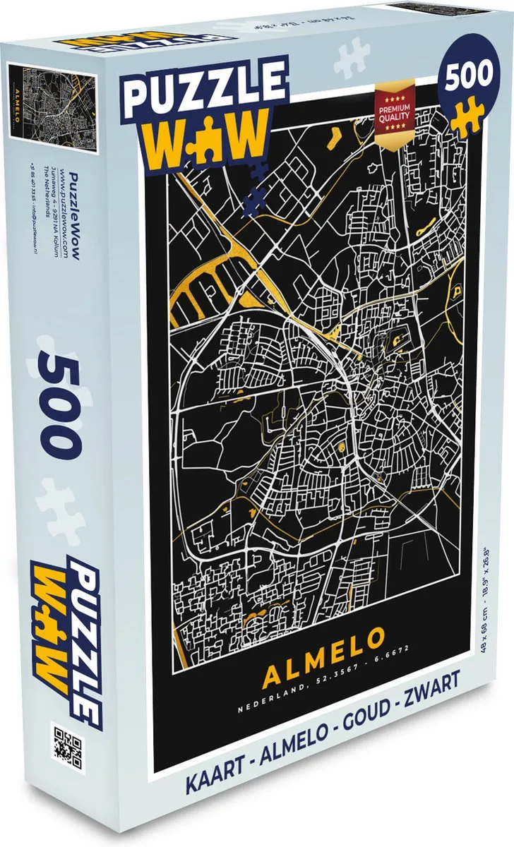 PuzzleWow Almelo Legpuzzel 500 Stuks