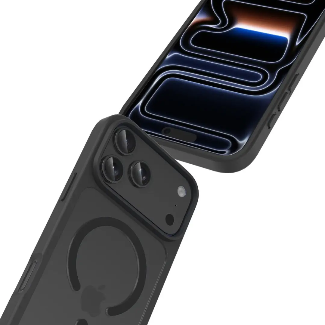 Buddi Frost Hoesje iPhone 18 Pro Max - Mat Zwart - MagSafe