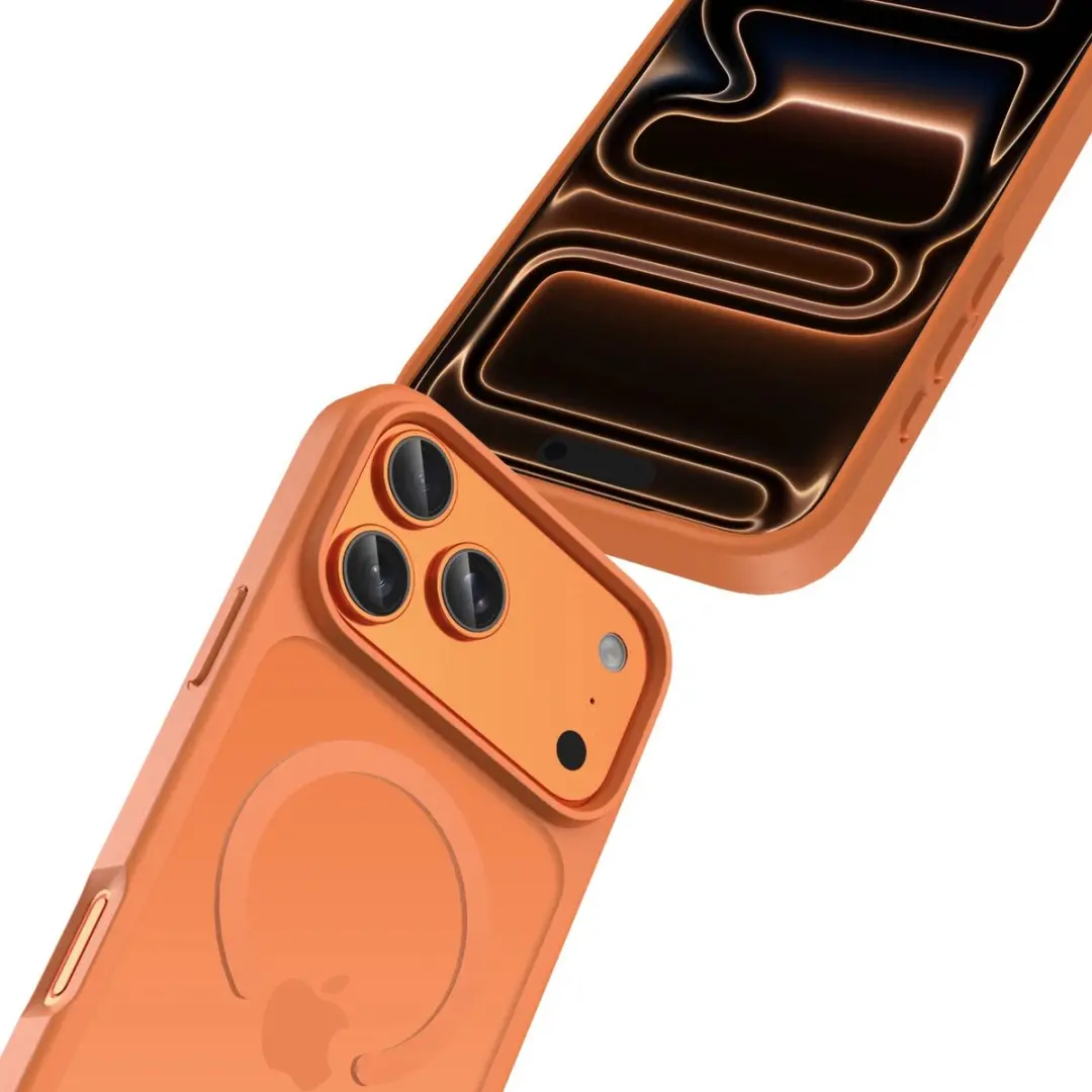 Buddi Frost Hoesje iPhone 18 Pro Max - Oranje - MagSafe