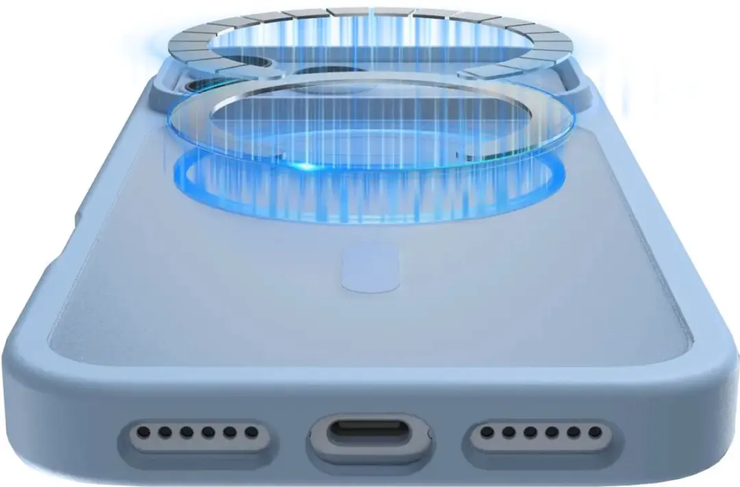 Buddi Frost Hoesje iPhone 18 Pro Max - Lichtblauw - MagSafe