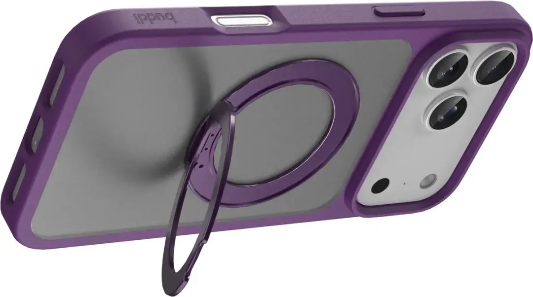 Buddi Frost Hoesje iPhone 17 Pro - Paars - MagSafe