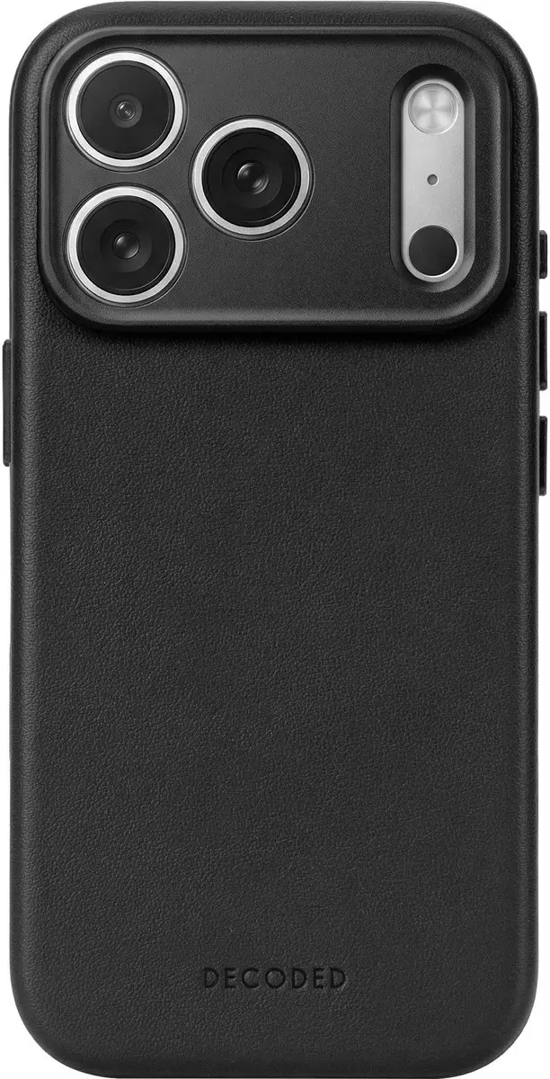DECODED Leren Hoesje voor iPhone 18 Pro, ECCO Leer, Magsafe Compatibel, Camerari