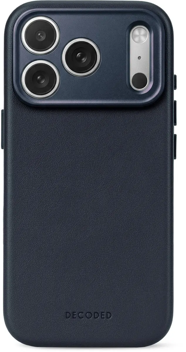 DECODED Leren Hoesje voor iPhone 18 Pro, ECCO Leer, Magsafe Compatibel, Camerari