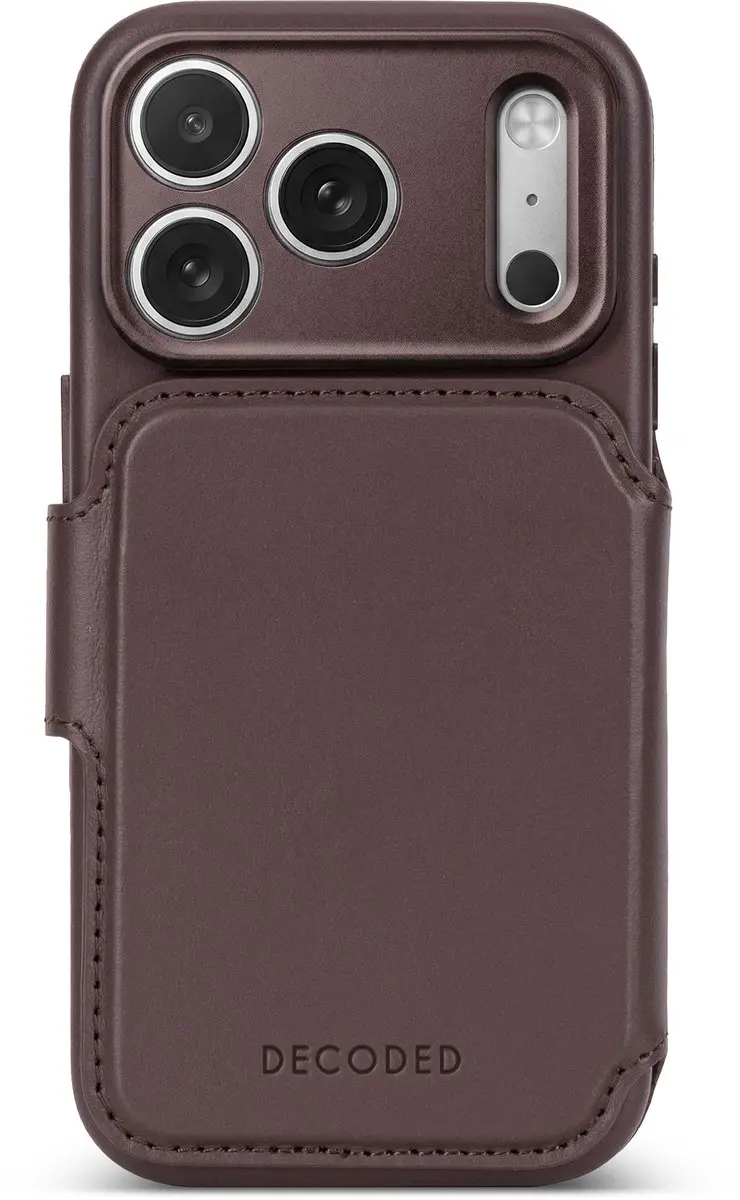 DECODED Leren Hoesje voor iPhone 18 Pro, Detachable Wallet