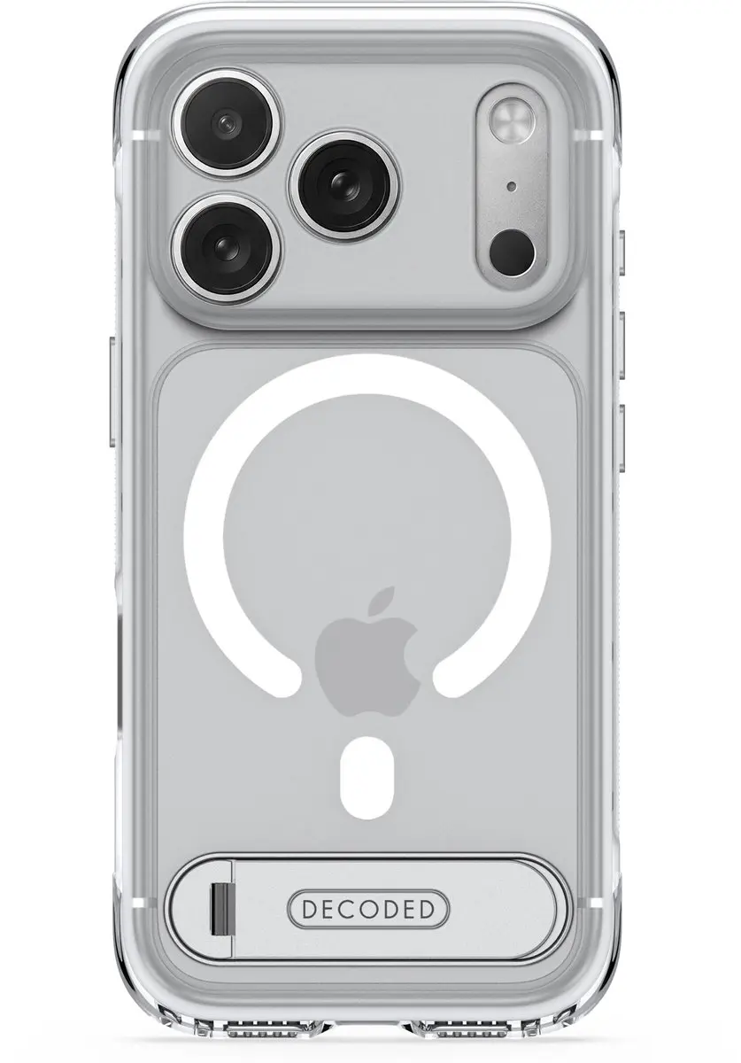DECODED Hybride Hoesje met 360° Standaard voor iPhone 18 Pro / 17 Pro