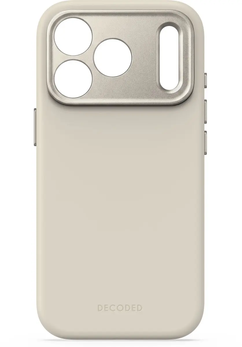 DECODED Siliconen Hoesje voor iPhone 18 Pro, Premium Soft-Touch, Antibacteriële
