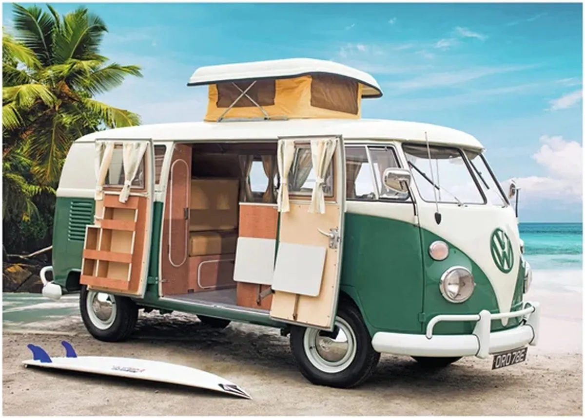 Ravensburger Volkswagen T1 Camper Van Legpuzzel 1000 Stuks - Multicolor