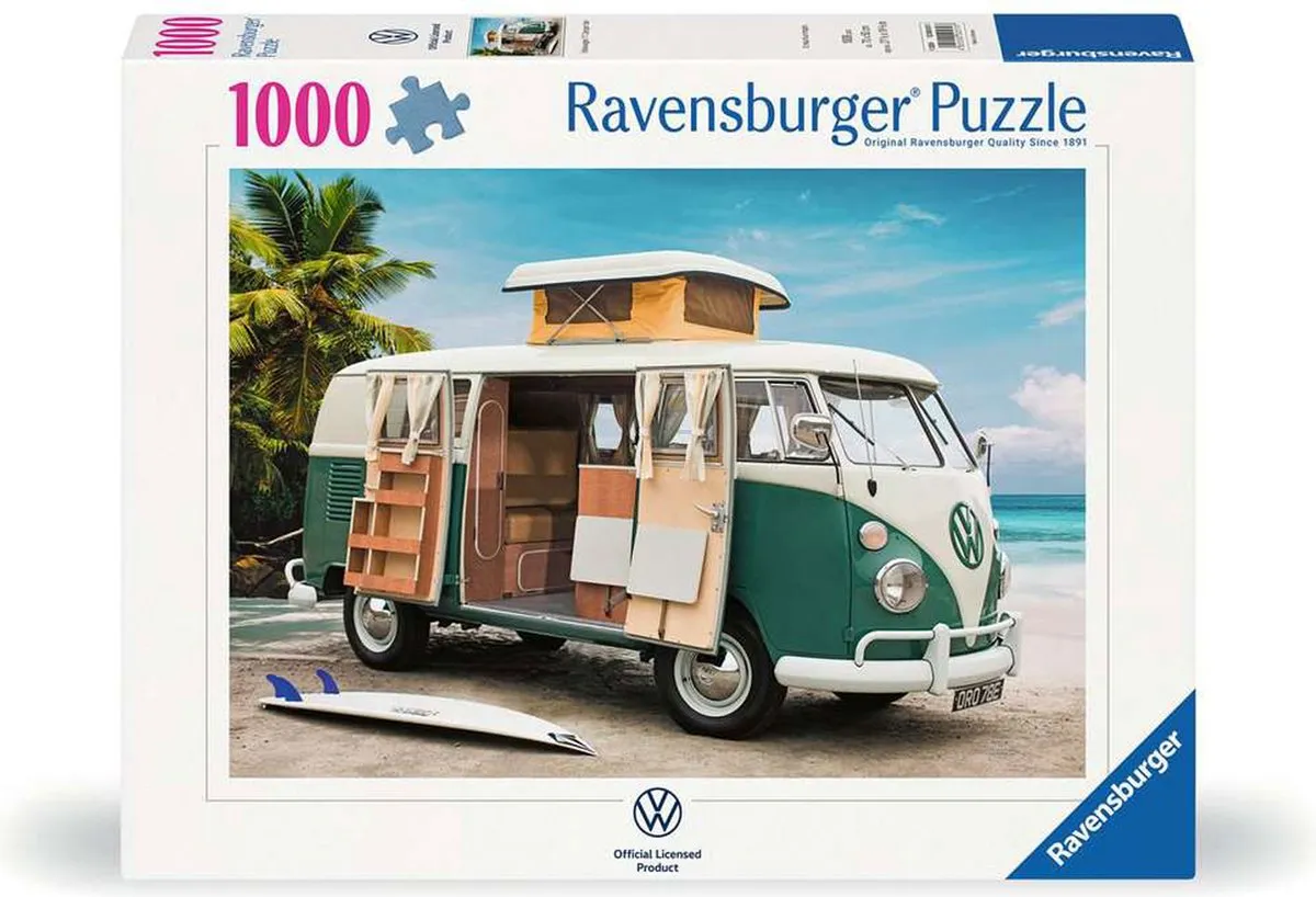 Ravensburger Volkswagen T1 Camper Van Legpuzzel 1000 Stuks