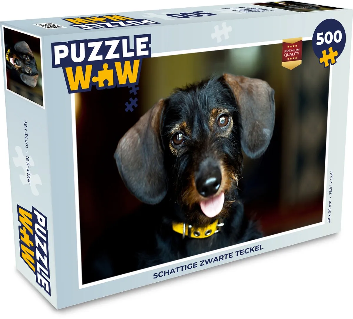 PuzzleWow Teckel Legpuzzel 500 Stuks