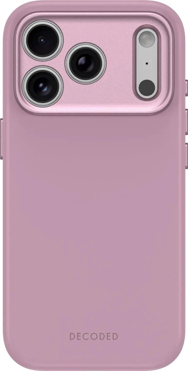 DECODED Siliconen Hoesje voor iPhone 18 Pro Max, Premium Soft-Touch, Antibacteri