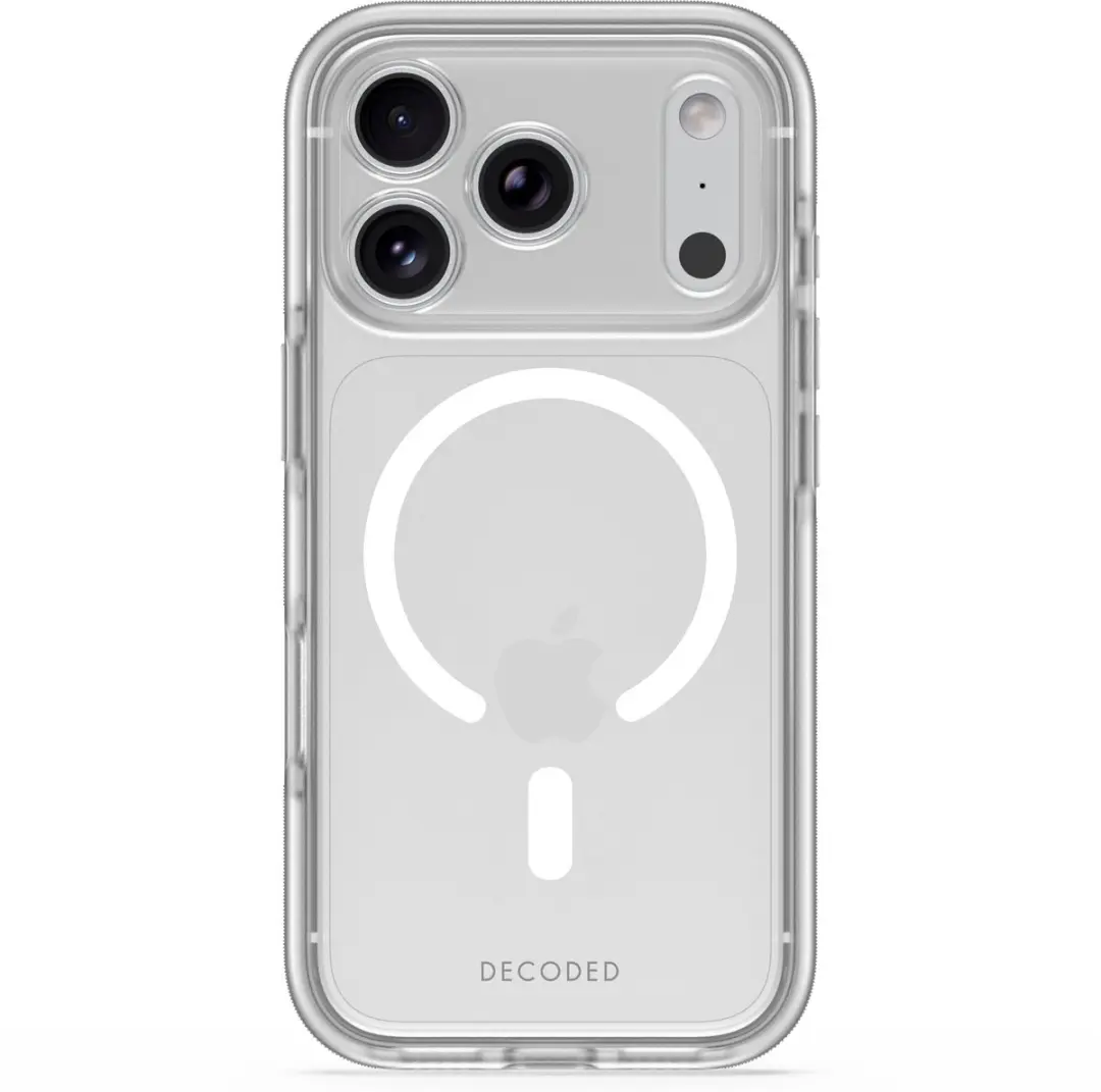 DECODED Transparant Clear Hoesje voor iPhone 18 Pro Max, 100% Gerecycled Materia