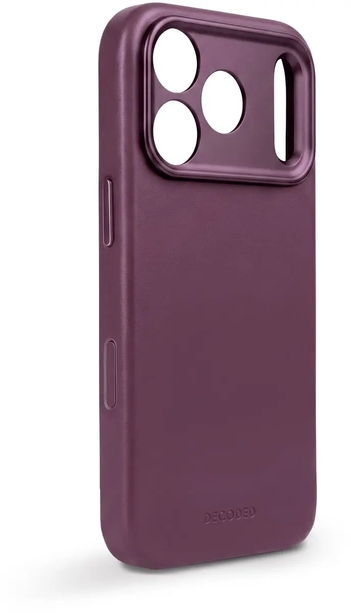 DECODED Leren Hoesje voor iPhone 18 Pro, ECCO Leer, Magsafe Compatibel, Camerari
