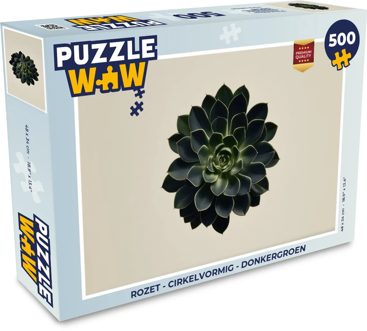 PuzzleWow Rozet Legpuzzel 500 Stuks