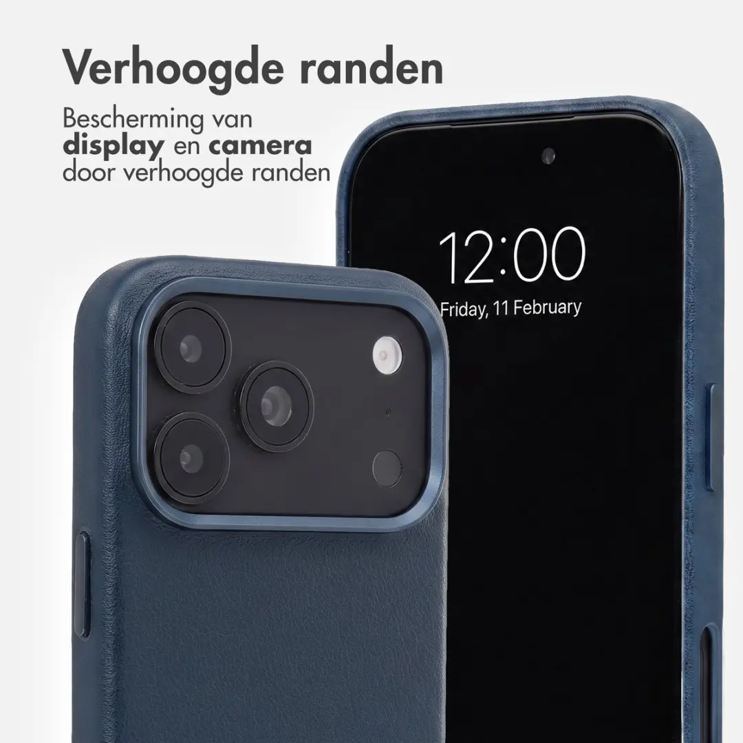 Accezz iPhone 17 Pro Hoesje - MagSafe - Nightfall Blue