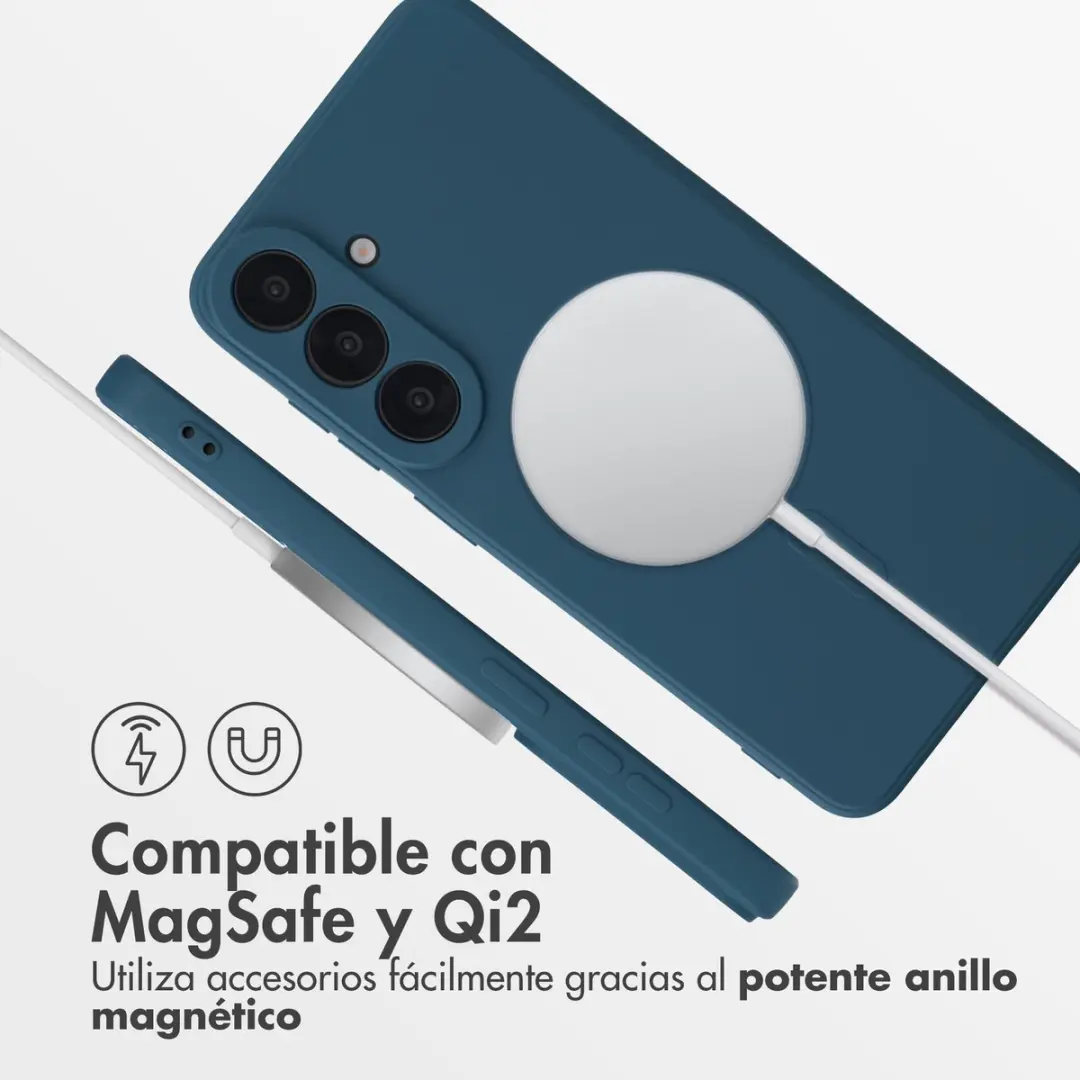 imoshiion Hoesje Samsung Galaxy S26 FE - Donkerblauw - MagSafe