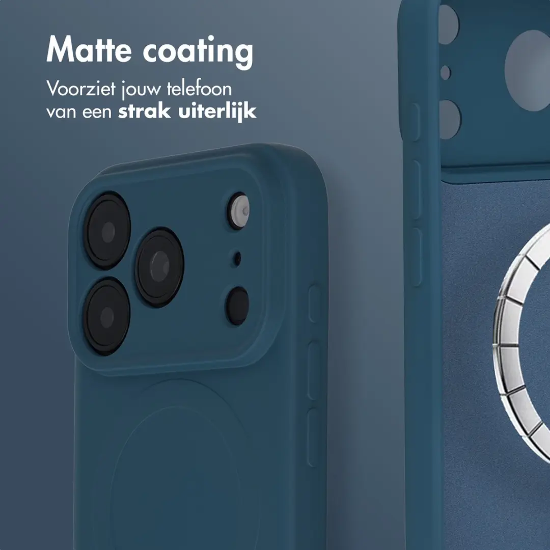 Imoshion Hoesje iPhone 17 Pro - Donkerblauw - MagSafe