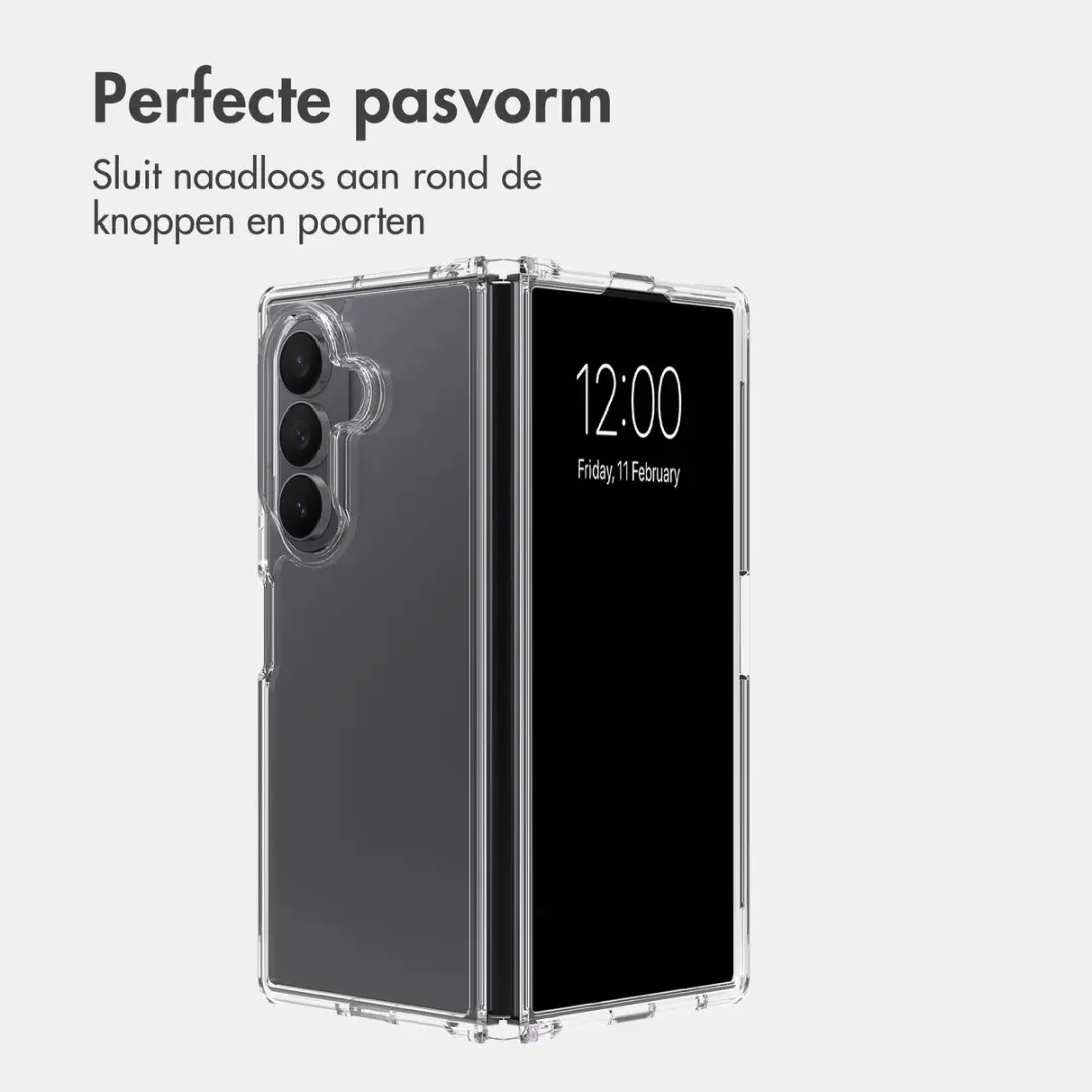 Accezz Xtreme Impact Backcover 2.0 Hoesje - Samsung Galaxy Z Fold8 Ultra - Transparant