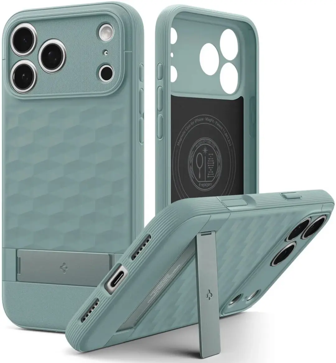 Spigen Parallax MagFit Hoesje iPhone 17 Pro - Groen