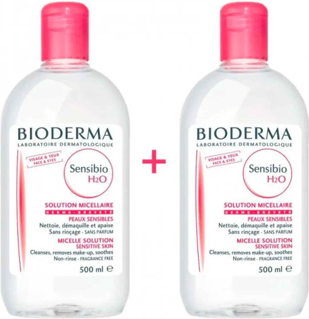 Bioderma Sensibio (Créaline) H2o Make Up Removing Micelle Solution 2x500ml
