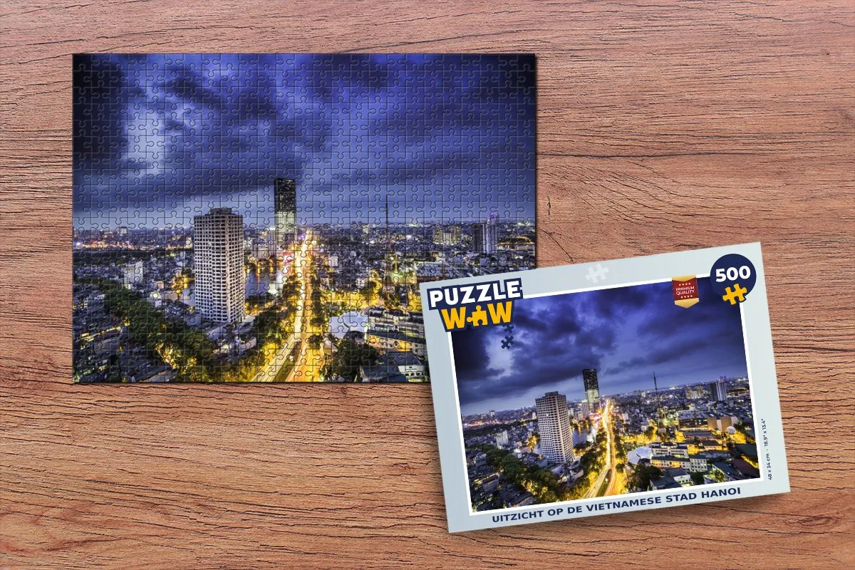 PuzzleWow Hanoi Legpuzzel 500 Stuks