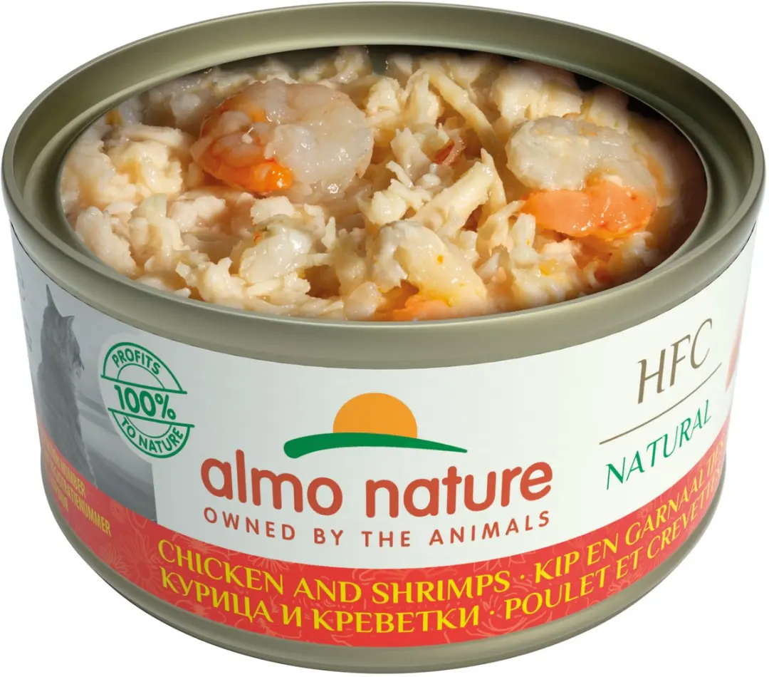 Almo Nature Cat Kip/Garnaal 70g