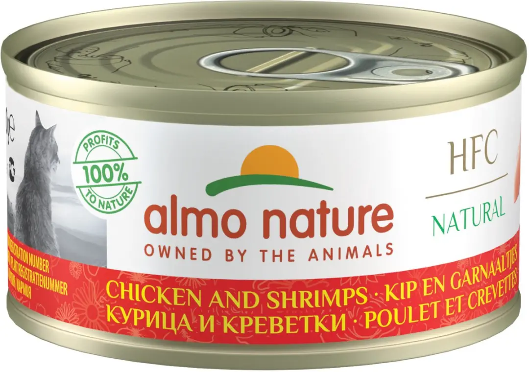 Almo Nature Cat Kip/Garnaal 70g