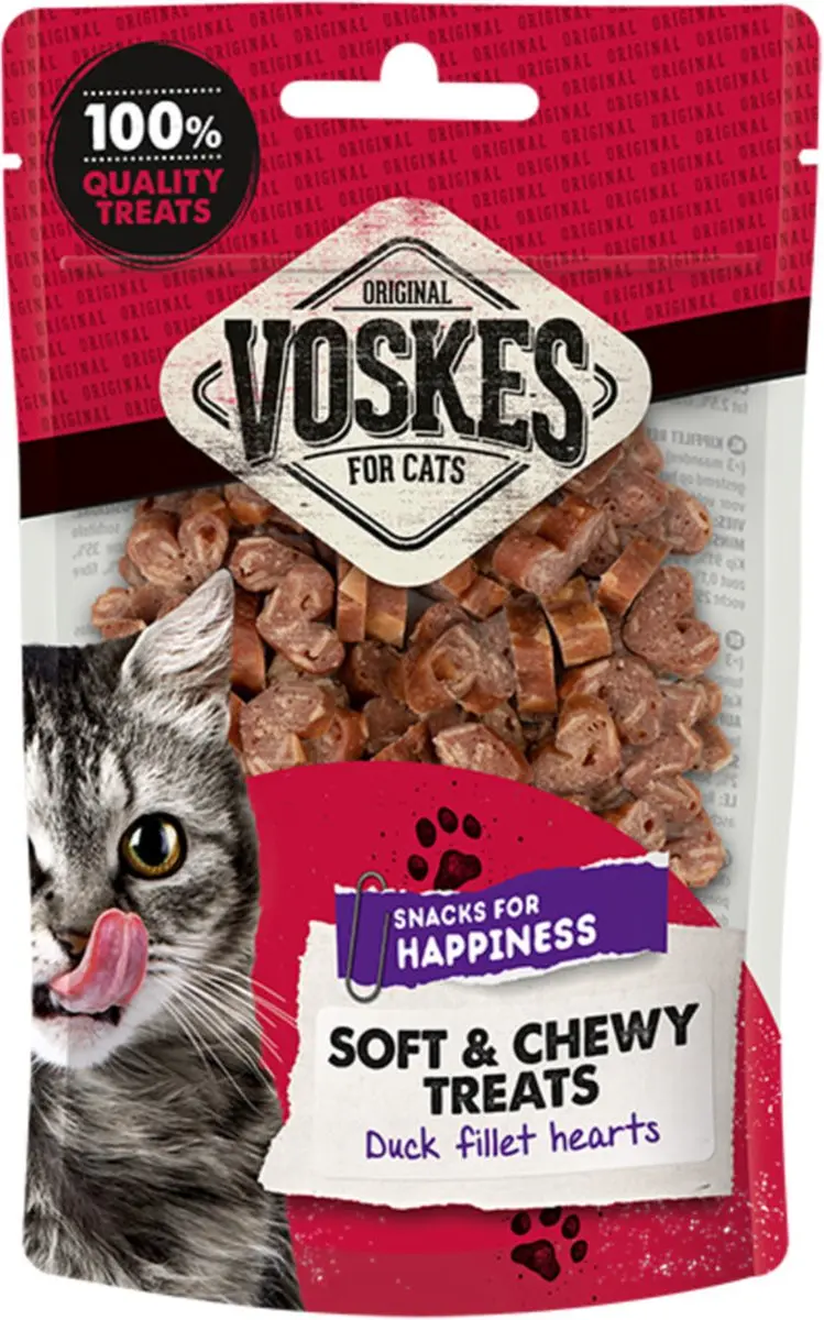 Voskes Eendenfilet Hartjes 60g