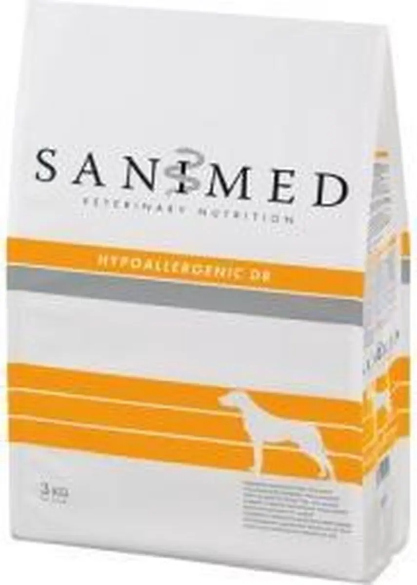Sanimed Hypoallergenic Hond DR Eend en Rijst 12.5  kg