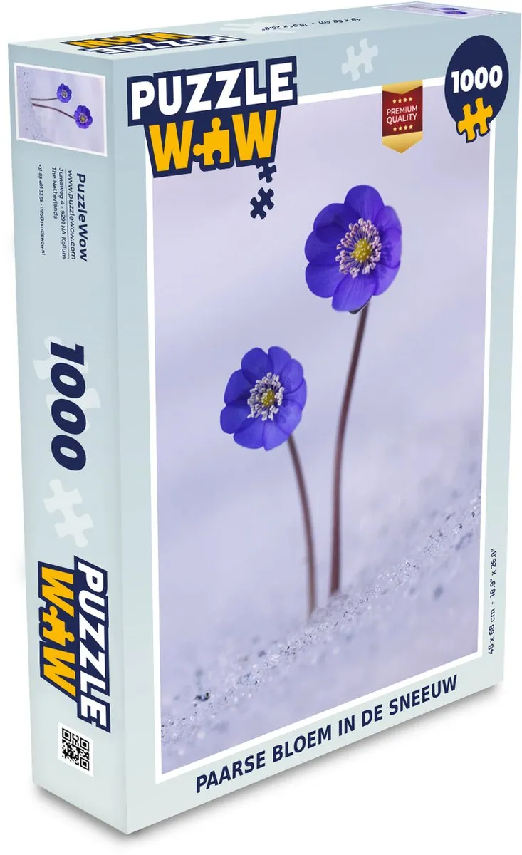 PuzzleWow Bloemen Legpuzzel 1000 Stuks