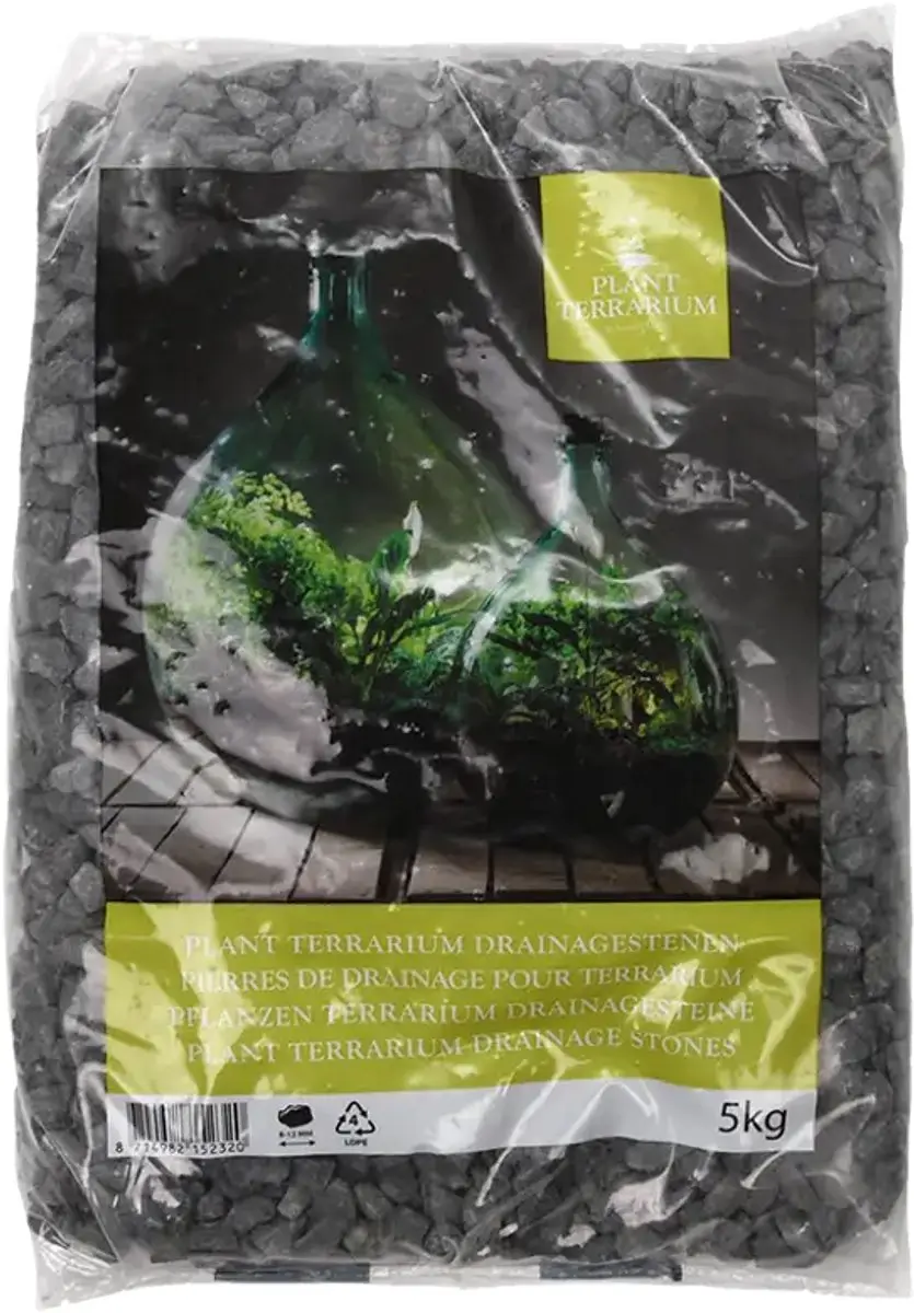 Zwart Drainage Grind voor Planten Terrarium