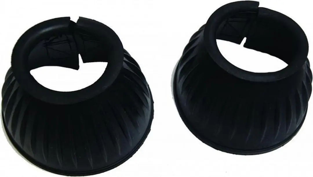 QHP Springschoenen rubber Zwart L
