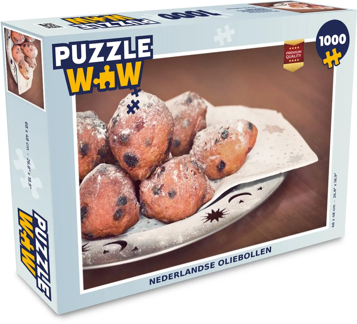 PuzzleWow Nederlandse Oliebollen Legpuzzel 1000 Stuks