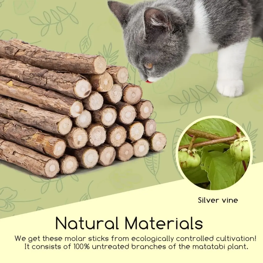 Nobleza Kattenkruid Kauwsticks - 10 Sticks